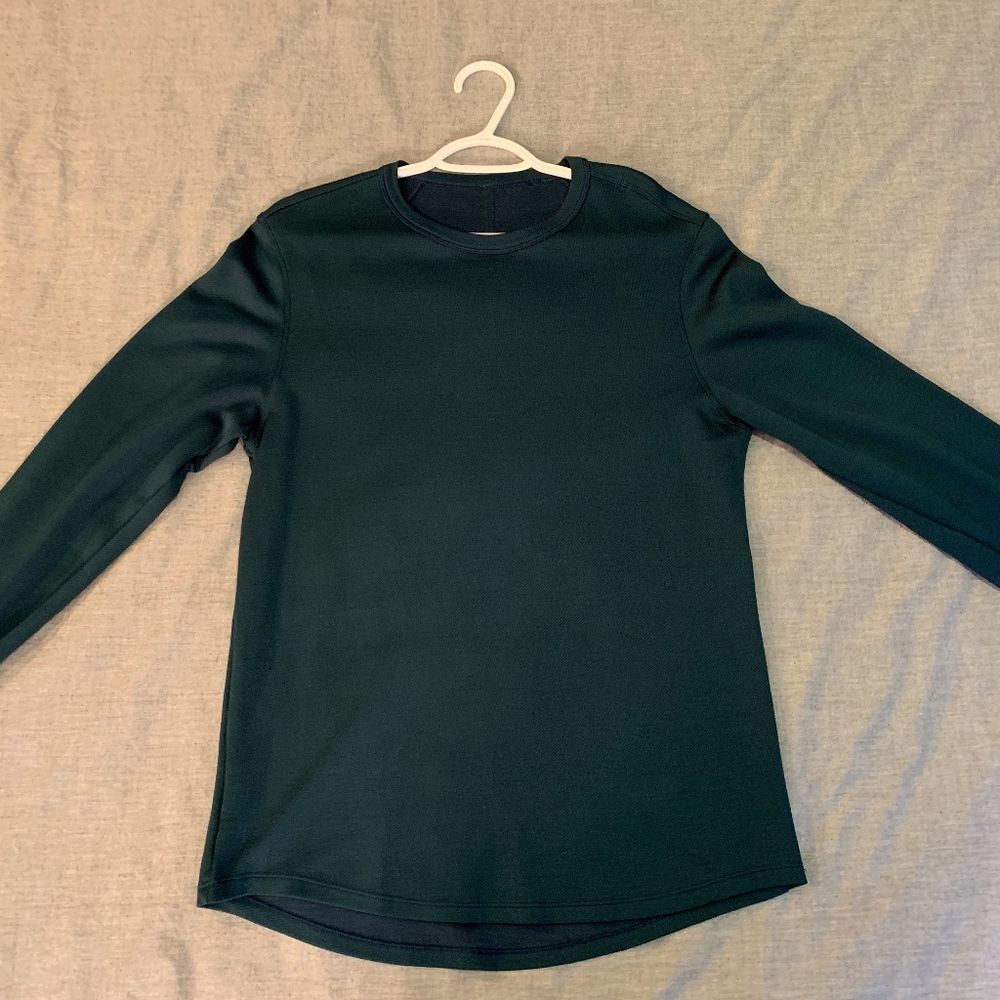Lululemon Waffle Knit Shirt (Green - M)
